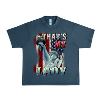 Midnight Navy thats my lady Urban Heavy Tee - CowGirlArtShop
