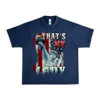 Navy thats my lady Urban Heavy Tee - CowGirlArtShop