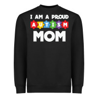 Black LIL Autism Mom Heavyweight Sweatshirt - CowhideDigitalArt