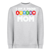 Heather Grey LIL Autism Mom Heavyweight Sweatshirt - CowhideDigitalArt