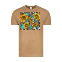 Vintage Camel turquoise sunflowers with gemstones Vintage Tee - TumblerDesignByShophia