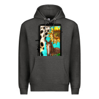 Charcoal Heather farm life alphabet lowercase letters l Premium Hoodie - BundleAndBundleShop