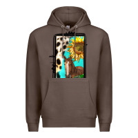 Coffee farm life alphabet lowercase letters l Premium Hoodie - BundleAndBundleShop