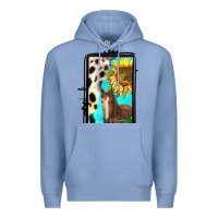 Colony Blue farm life alphabet lowercase letters l Premium Hoodie - BundleAndBundleShop
