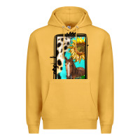 Mustard farm life alphabet lowercase letters l Premium Hoodie - BundleAndBundleShop