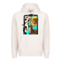 Pale Pink farm life alphabet lowercase letters l Premium Hoodie - BundleAndBundleShop