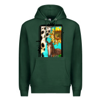 Sports Green farm life alphabet lowercase letters l Premium Hoodie - BundleAndBundleShop