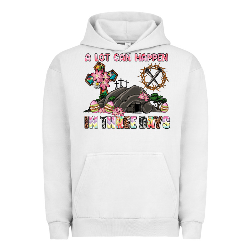 Easter A Lot Can Happen In Three Days Urban Hoodie by AdoDesignShop | Teevron