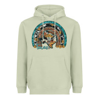Matcha texas map sunflower leopard cowhide aztec turquoise gemstone rainbow Heavyweight Hoodie - Artiststas