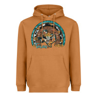 Meerkat texas map sunflower leopard cowhide aztec turquoise gemstone rainbow Heavyweight Hoodie - Artiststas