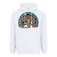 White texas map sunflower leopard cowhide aztec turquoise gemstone rainbow Heavyweight Hoodie - Artiststas