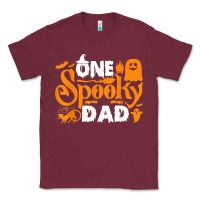 Burgundy one spooky dad funny cat boo dad halloween costume design t shirt Classic Tee - minhPixels
