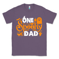 Lavender one spooky dad funny cat boo dad halloween costume design t shirt Classic Tee - minhPixels