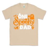 Mushroom one spooky dad funny cat boo dad halloween costume design t shirt Classic Tee - minhPixels