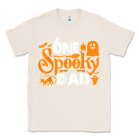 Natural one spooky dad funny cat boo dad halloween costume design t shirt Classic Tee - minhPixels