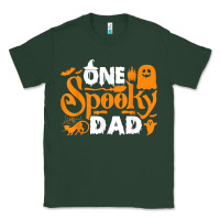 Sports Green one spooky dad funny cat boo dad halloween costume design t shirt Classic Tee - minhPixels