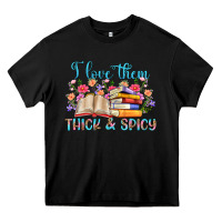 Black i love them thick and spicy Heavy Core Tee - Artiststas