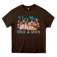 Chocolate Brown i love them thick and spicy Heavy Core Tee - Artiststas