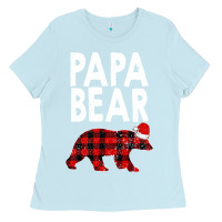 Baby Blue Papa Bear Ladies Tee - Bettercallsaul