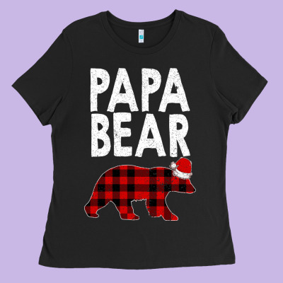 Papa Bear Ladies Tee Designed By Bettercallsaul