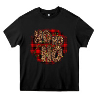 Black ho ho ho wood slice ornament Heavy Core Tee - JahusDesignShop