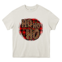 Cream ho ho ho wood slice ornament Heavy Core Tee - JahusDesignShop