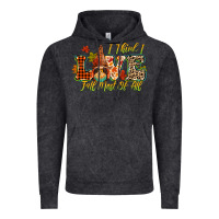 Vintage Black i think i love fall most of all Vintage Hoodie - CowGirlArtShop