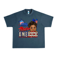 Midnight Navy little mister america black boy Urban Heavy Tee - CowGirlArtShop