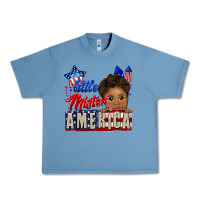 Pebble Blue little mister america black boy Urban Heavy Tee - CowGirlArtShop