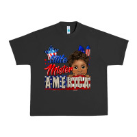 Pigment Black little mister america black boy Urban Heavy Tee - CowGirlArtShop