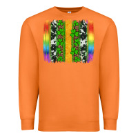 Carrot st patricks day rainbow brushstroke Premium Sweatshirt - Artiststas