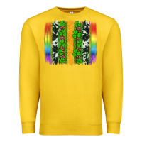 Lemon st patricks day rainbow brushstroke Premium Sweatshirt - Artiststas