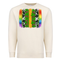 Sandshell st patricks day rainbow brushstroke Premium Sweatshirt - Artiststas