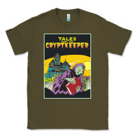 Army Green Tales From The Cryptkeeper-Figzk Classic Tee - minhPixels