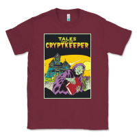 Burgundy Tales From The Cryptkeeper-Figzk Classic Tee - minhPixels