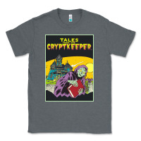 Charcoal Heather Tales From The Cryptkeeper-Figzk Classic Tee - minhPixels