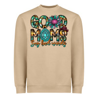 Mushroom Good Moms Say Bad Words Heavyweight Sweatshirt - CowhideDigitalArt