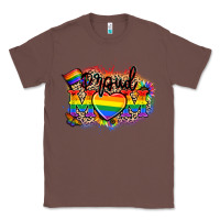 Chestnut Proud Mom leopard Classic Tee - NancyCooperArtShop