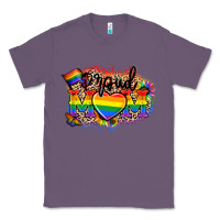 Lavender Proud Mom leopard Classic Tee - NancyCooperArtShop