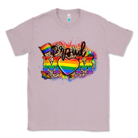 Lilac Proud Mom leopard Classic Tee - NancyCooperArtShop