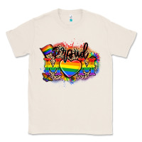 Natural Proud Mom leopard Classic Tee - NancyCooperArtShop