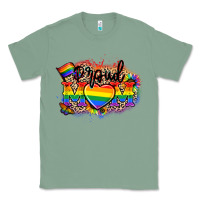 Sage Proud Mom leopard Classic Tee - NancyCooperArtShop
