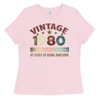 Bubblegum Pink Vintage 1980 Limited Edition 41 Years Of Being Awesome Ladies Tee - Bettercallsaul