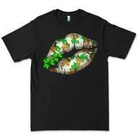 Black St. Patricks Day White Lips Premium Tee - Bettercallsaul