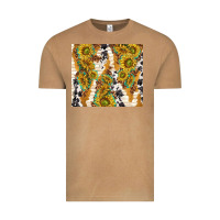 Sunflowers With Patterns Vintage Tee | Teevron