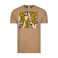 Vintage Coffee sunflowers with patterns Vintage Tee - TumblerDesignByShophia