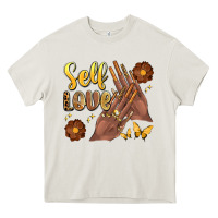 Cream black woman self love nails Heavy Core Tee - Artiststas