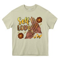 Mossy black woman self love nails Heavy Core Tee - Artiststas