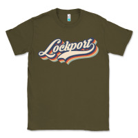 Army Green I Love Lockport City Usa Retro Vintage Classic Tee - minhPixels