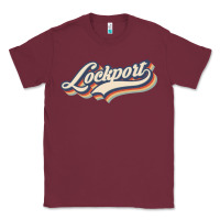 Burgundy I Love Lockport City Usa Retro Vintage Classic Tee - minhPixels